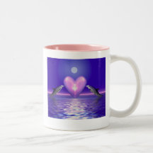 Visiteurs de coeur tasse