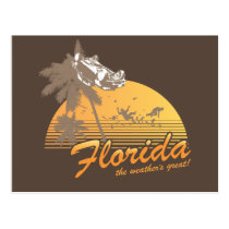 Visitez la Floride, le temps splendide - ouragan cartes postales