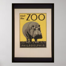 Visitez l'affiche de zoo de Philadelphie