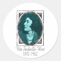 Vita Sackville-West Autocollants Ronds