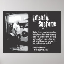Vitalité suprême - affiche de gymnase