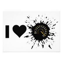 Vitesse 1 d'amour de l'explosif I Cartons D'invitation