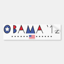 Vitesse du Président Barack Obama 2012 Adhésif Pour Voiture