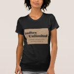 Vitesse illimitée des Indes t-shirts