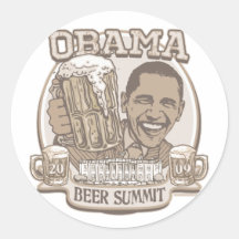 Vitesse indépendante de sommet de bière d'Obama Autocollants