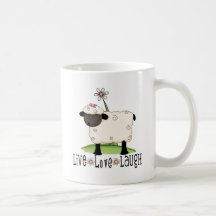 vivant-amour-rire-moutons mugs