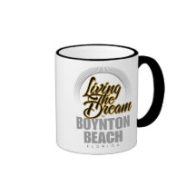 Vivant le rêve en plage de Boynton Tasse