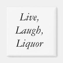 Vivant, rire, boisson alcoolisée aimants
