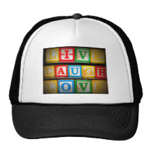 Vivent l'amour de rire casquette de camionneur