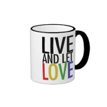 Vivez et laissez l'AMOUR Mug À Café