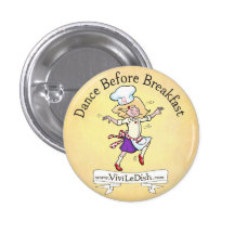 Vivi danse de LeDish™ avant Pin de petit déjeuner Badges Avec Agrafe