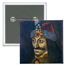 Vlad le bouton d'Impaler (Dracula) Badge Avec Épingle
