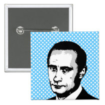 Vladimir Poutine badges publicitaires