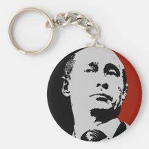 Vladimir Poutine sur le rouge Porte-clefs
