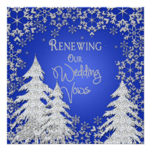 Voeux de mariage de renouvellement - invitation - 