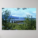 Voie navigable, côte de l'Orégon Posters