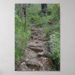 Voie rocheuse dans Porongurup Affiche