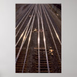 Voies de train poster