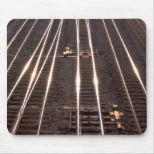 Voies de train tapis de souris