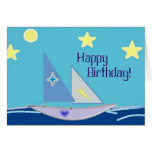 Voile de joyeux anniversaire cartes de vœux
