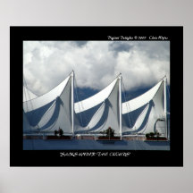"Voiles sous les nuages " Poster