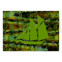 Voiles vertes de Mafia de lagune Carte
