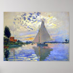 Voilier sur l'affiche de la Seine