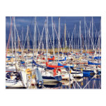 Voiliers au repos cartes postales