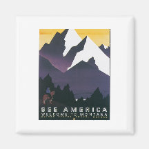 Voir l'accueil de l'Amérique au Montana Aimant