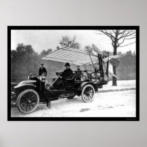 Voiture 1909 d'avion de Santos Dumont Posters