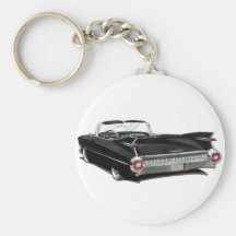 Voiture 1959 noire de Cadillac Porte-clef