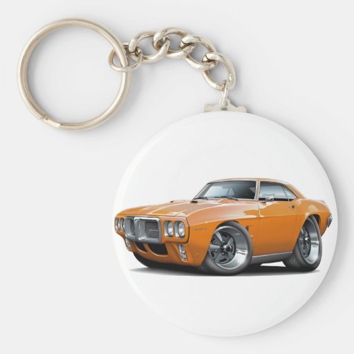 Voiture 1969 d'orange de Firebird Porte-clefs