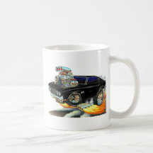 Voiture 1970 noire de Chevelle Tasses À Café
