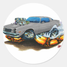 Voiture 1974-78 de gris de Camaro Autocollants