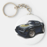 Voiture 1979-81 noire du transport AM Porte-clefs