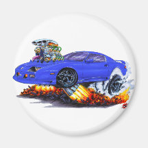Voiture 1982-92 de bleu de Camaro Magnets Pour Réfrigérateur
