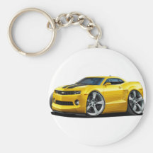 Voiture 2010-12 Jaune-Noire de Camaro Porte-clés