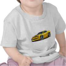 Voiture 2010-12 Jaune-Noire de Camaro T-shirt