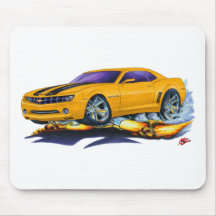 Voiture 2010 Orange-Noire de Camaro Tapis De Souris
