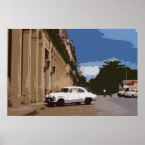 voiture américaine classique au Cuba