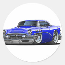 Voiture de bleu de siècle de Buick Autocollants