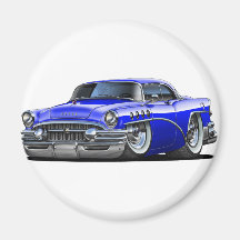 Voiture de bleu de siècle de Buick Magnets Pour Réfrigérateur