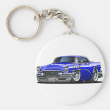 Voiture de bleu de siècle de Buick Porte-clefs