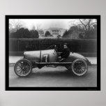 Voiture de course, le Cootie, à la Maison Blanche  Posters