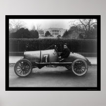 Voiture de course, le Cootie, à la Maison Blanche  Posters
