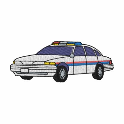 Voiture de patrouille polo brodé