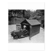 Voiture de pédale de hot rod, les années 1900 tôt cartes postales