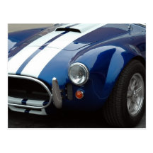 Voiture de sport classique carte postale