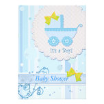 Voiture d'enfant "c'est invitation bleu de baby sh