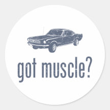 Voiture deux-volumes 1966 de mustang de Ford Autocollants